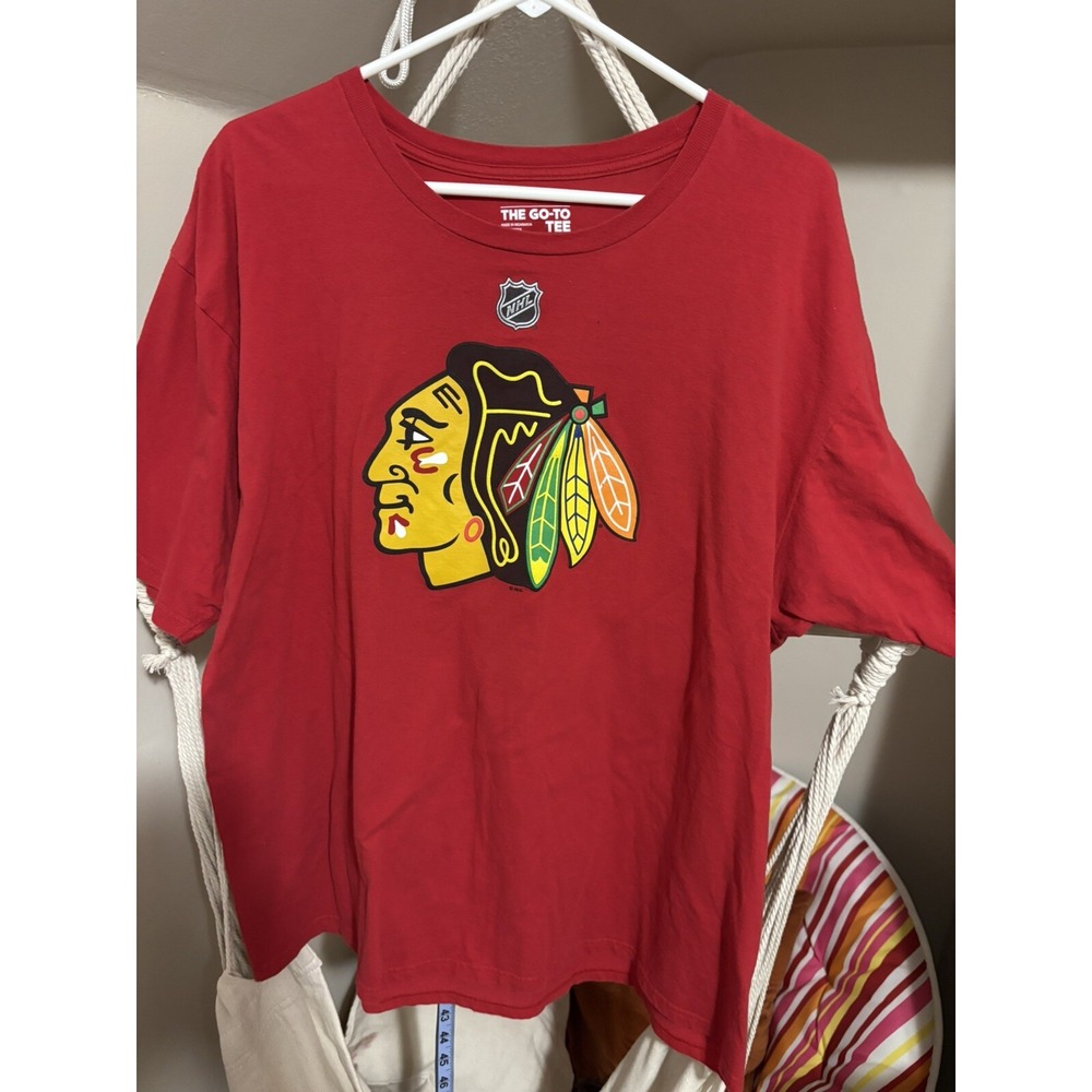 Adidas Chicago Blackhawks NHL‎ Hockey Brandon Saad Men's t-shirt jersey size 2xl